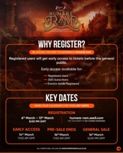 Zee UK to bring Indian epic ‘Humare Ram’ to London’s Eventim Apollo this July 1 Directed by Gaurav Bhardwaj and written by Rahull R Bhuchar and Naresh KatyayanLondon Press Release